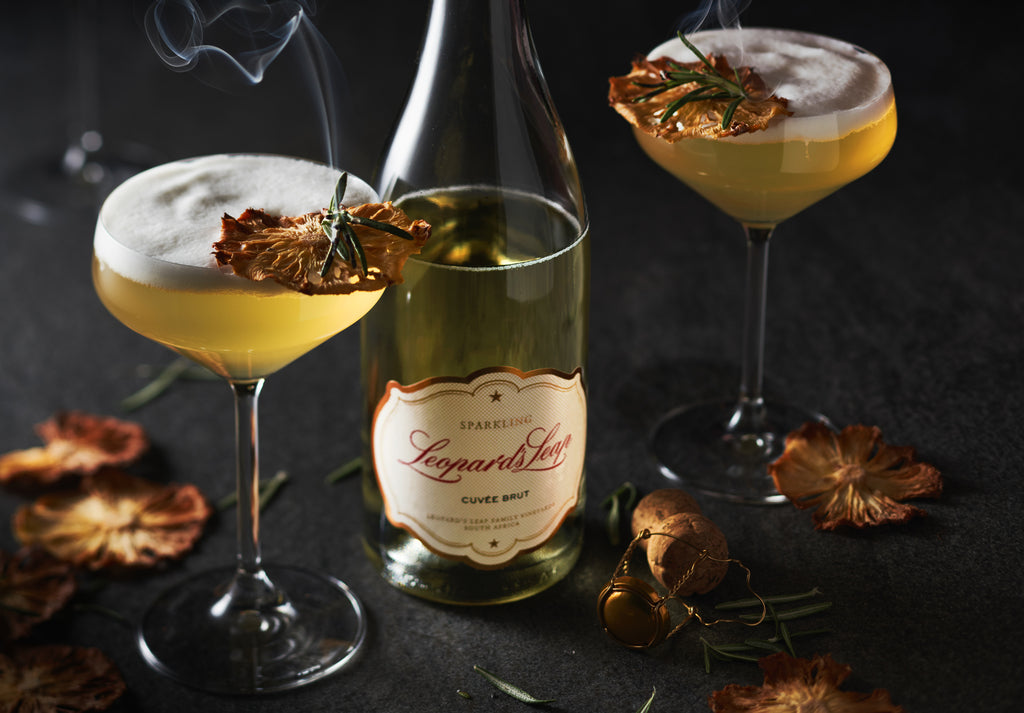 Smoking Mimosa Wine Cocktail Leopards Leap