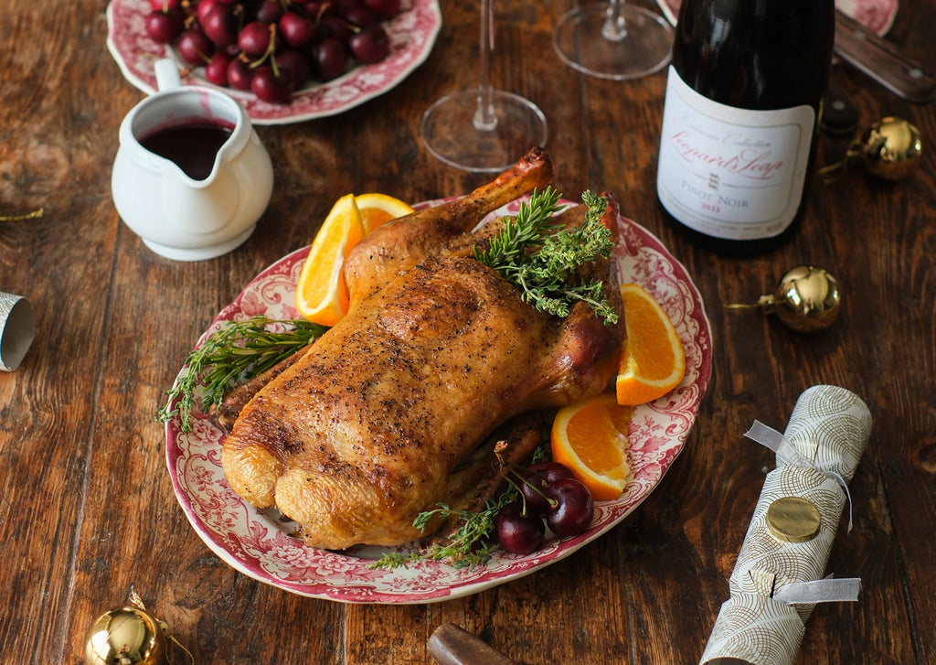 Whole Roasted Duck with Cherry & Pinot Noir Sauce – Leopards Leap